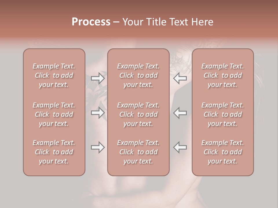 Shoulder Breasts Flirt PowerPoint Template