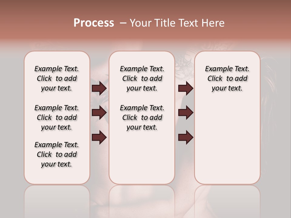 Shoulder Breasts Flirt PowerPoint Template