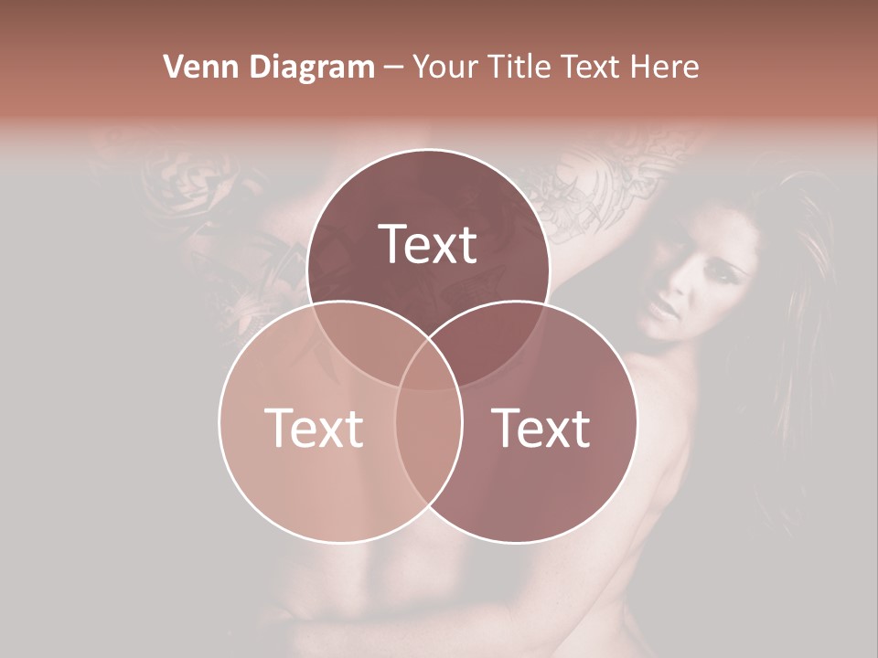 Shoulder Breasts Flirt PowerPoint Template