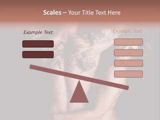 Shoulder Breasts Flirt PowerPoint Template