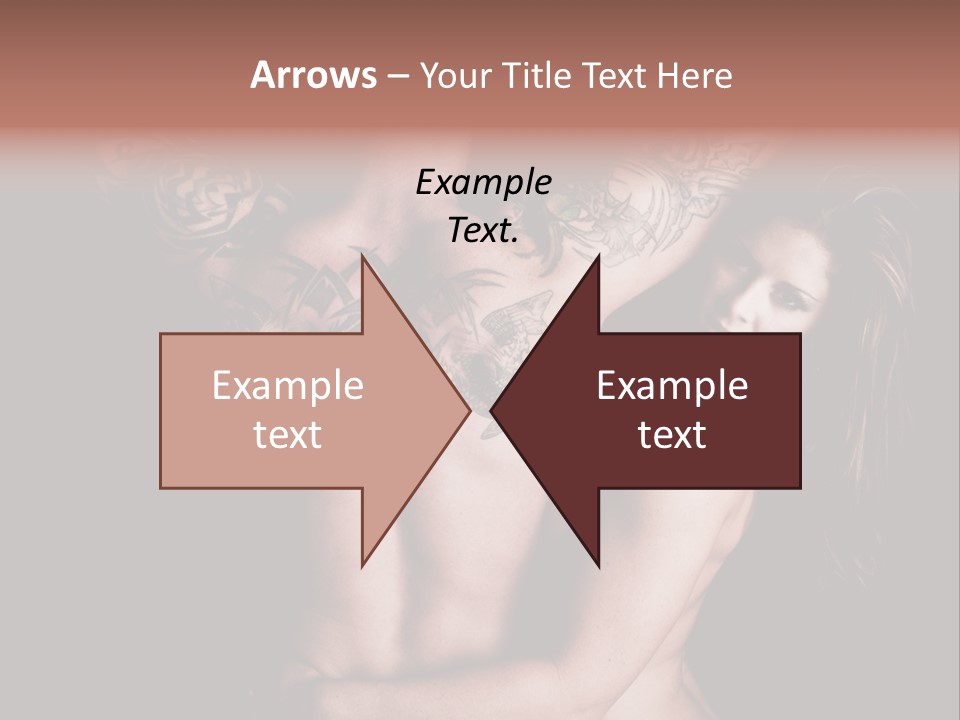 Shoulder Breasts Flirt PowerPoint Template