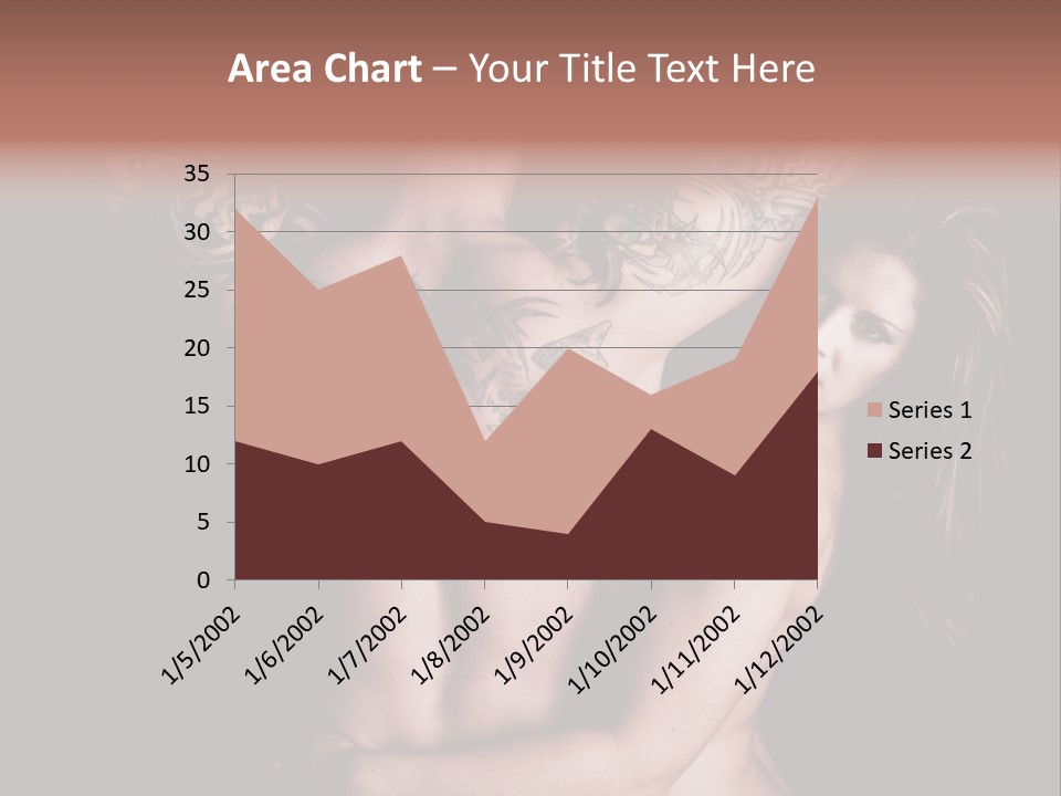 Shoulder Breasts Flirt PowerPoint Template
