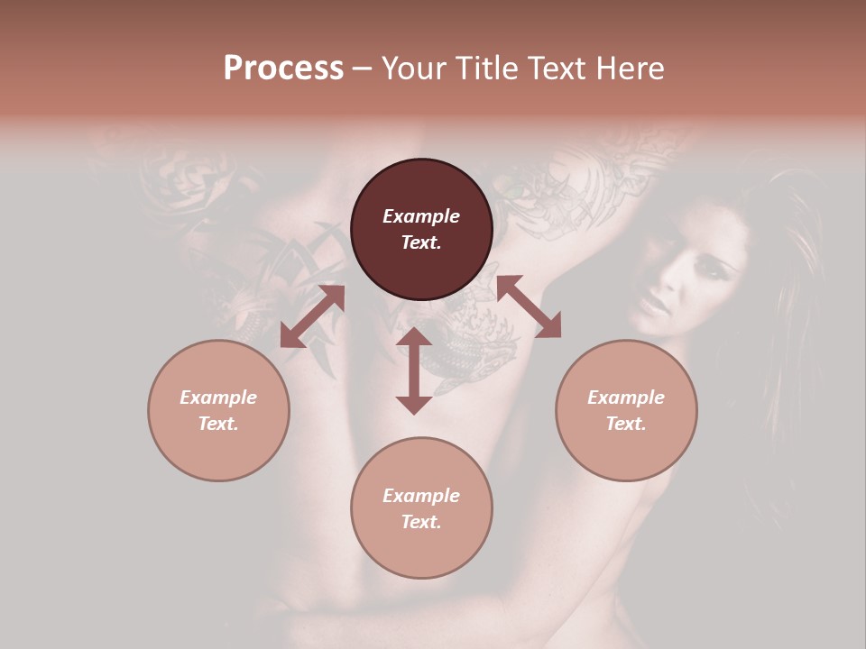 Shoulder Breasts Flirt PowerPoint Template