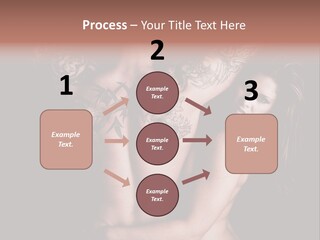 Shoulder Breasts Flirt PowerPoint Template