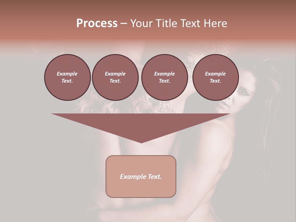 Shoulder Breasts Flirt PowerPoint Template