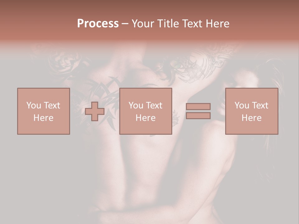 Shoulder Breasts Flirt PowerPoint Template