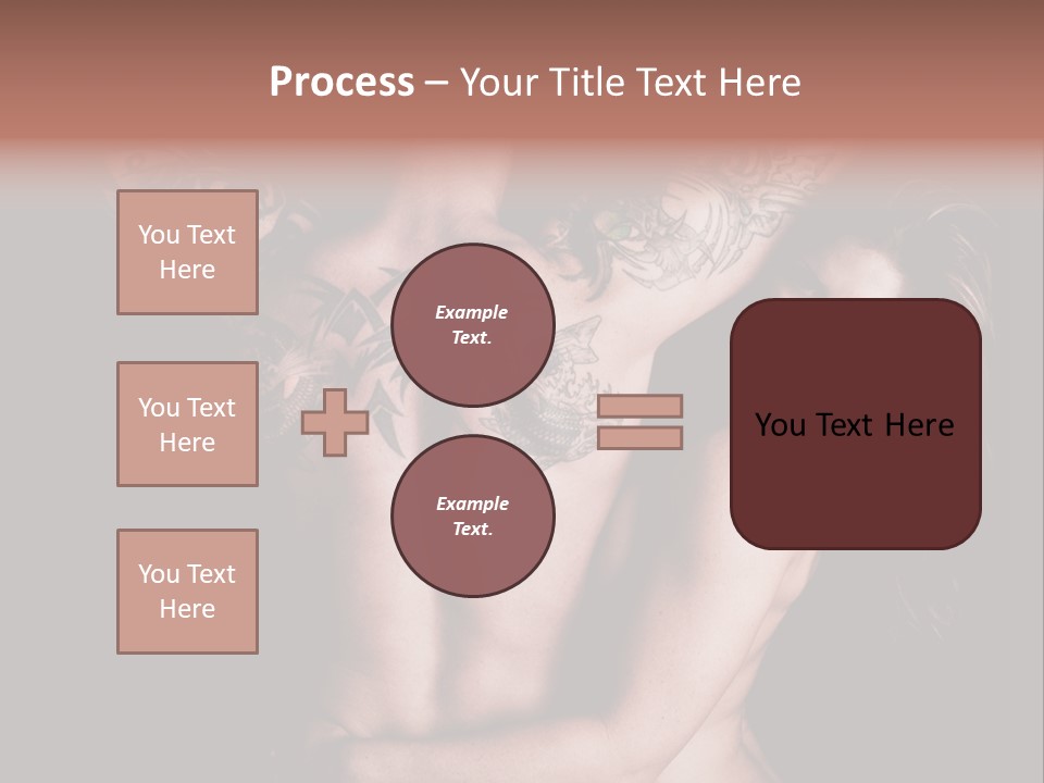 Shoulder Breasts Flirt PowerPoint Template