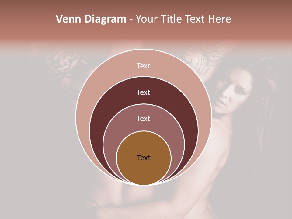 Shoulder Breasts Flirt PowerPoint Template