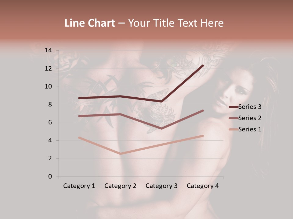 Shoulder Breasts Flirt PowerPoint Template