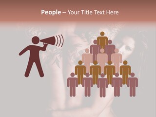 Shoulder Breasts Flirt PowerPoint Template