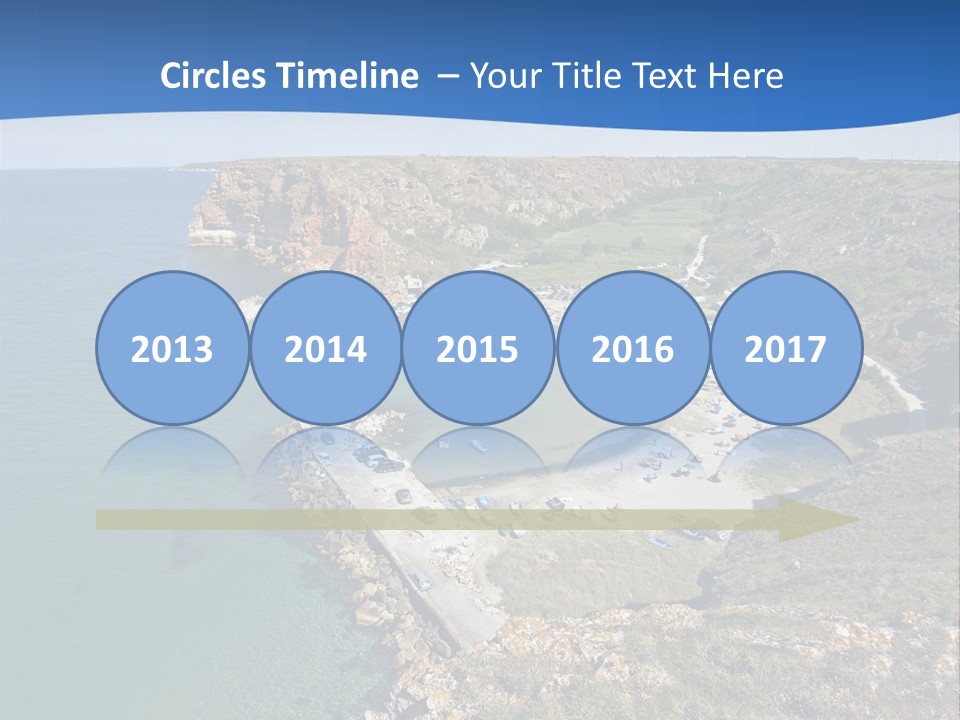 Beach Black Sea View PowerPoint Template