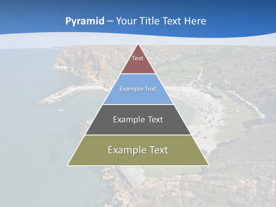 Beach Black Sea View PowerPoint Template