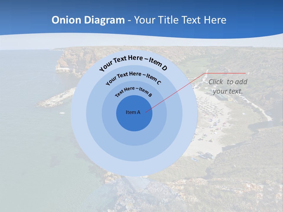 Beach Black Sea View PowerPoint Template