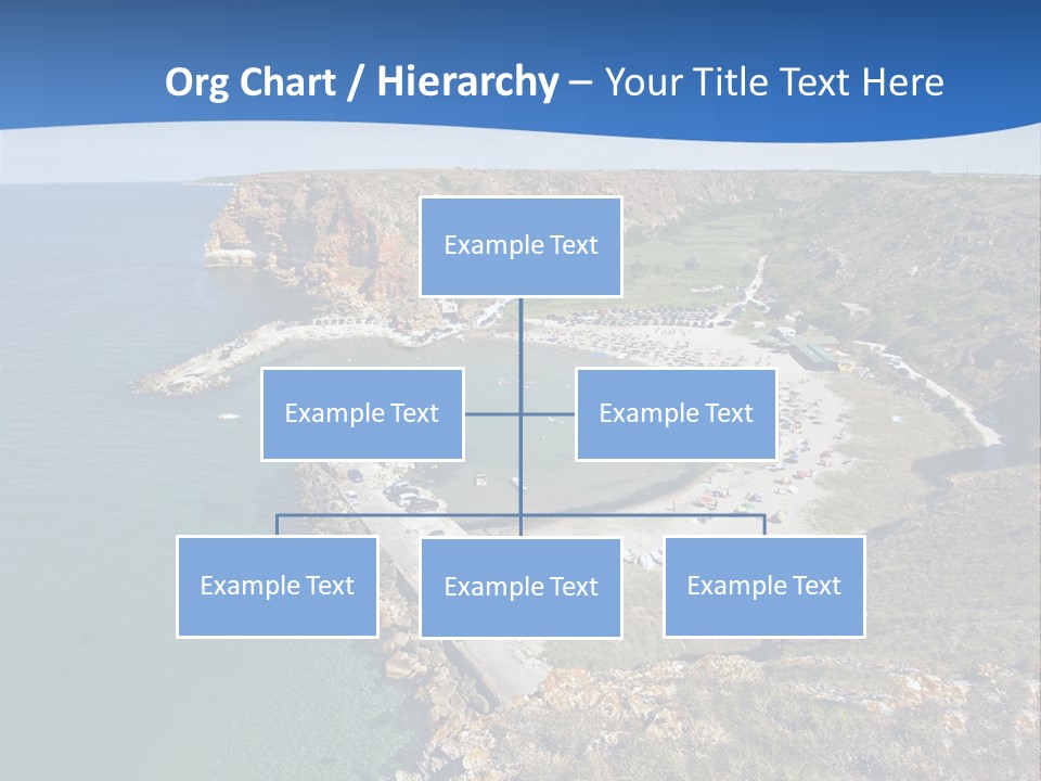 Beach Black Sea View PowerPoint Template