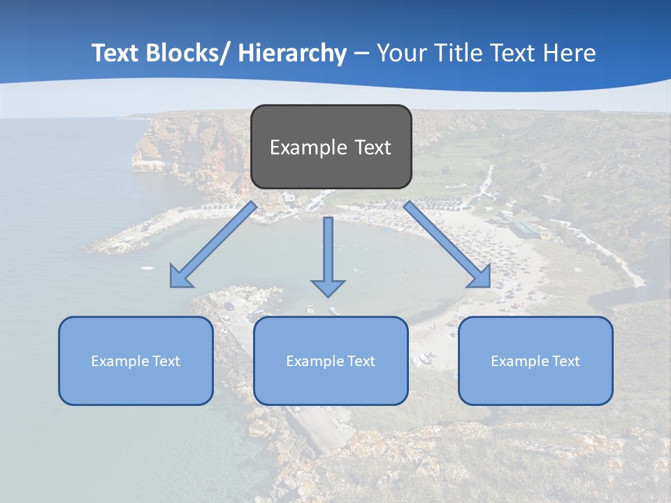 Beach Black Sea View PowerPoint Template