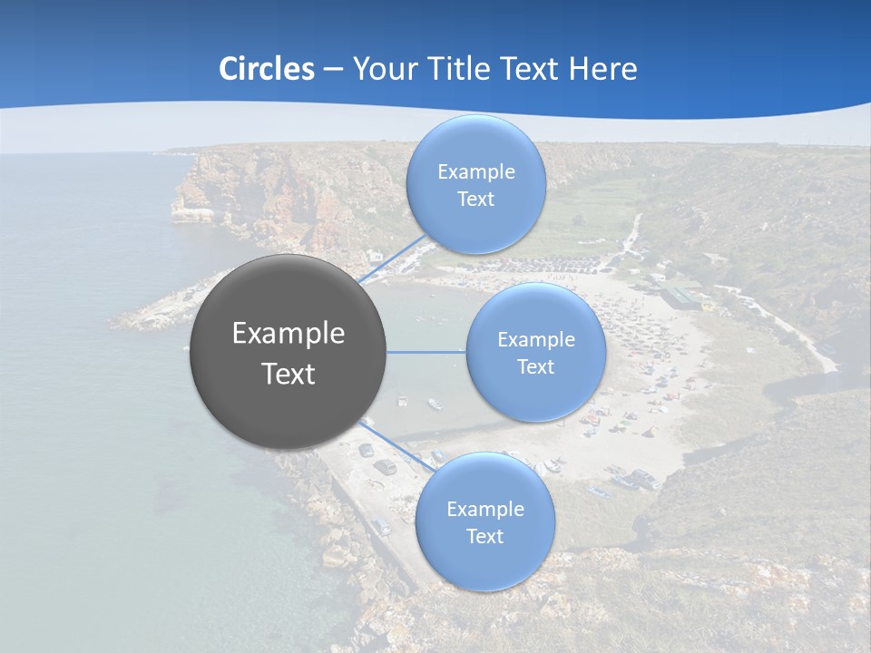 Beach Black Sea View PowerPoint Template