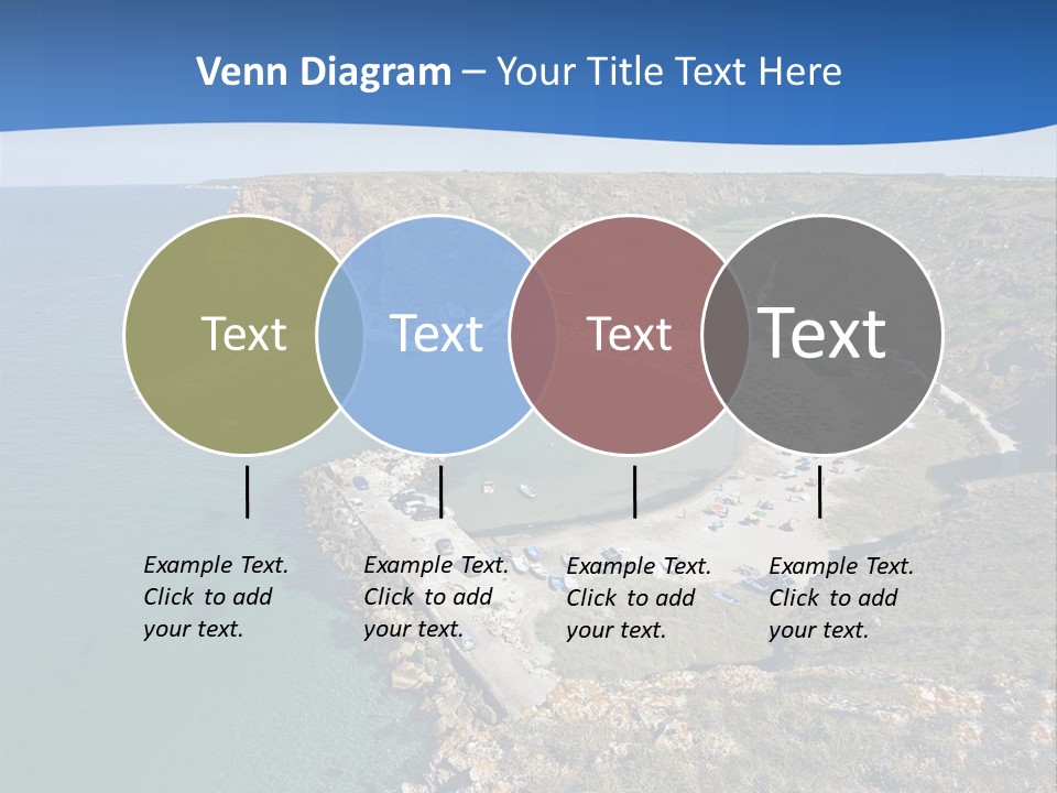 Beach Black Sea View PowerPoint Template