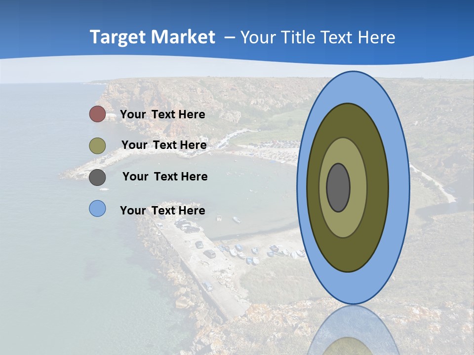 Beach Black Sea View PowerPoint Template