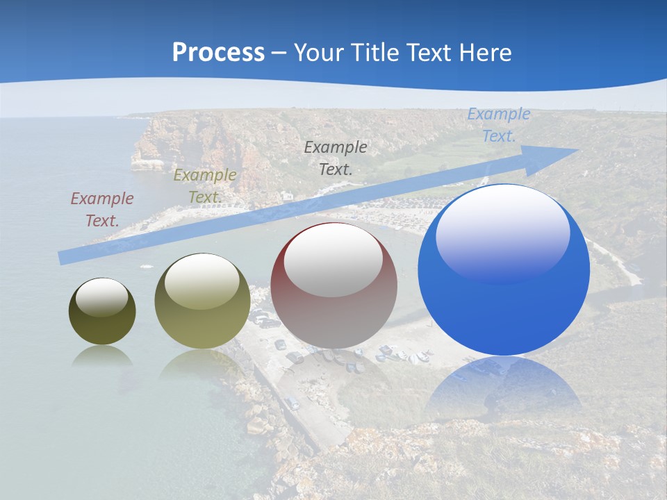 Beach Black Sea View PowerPoint Template