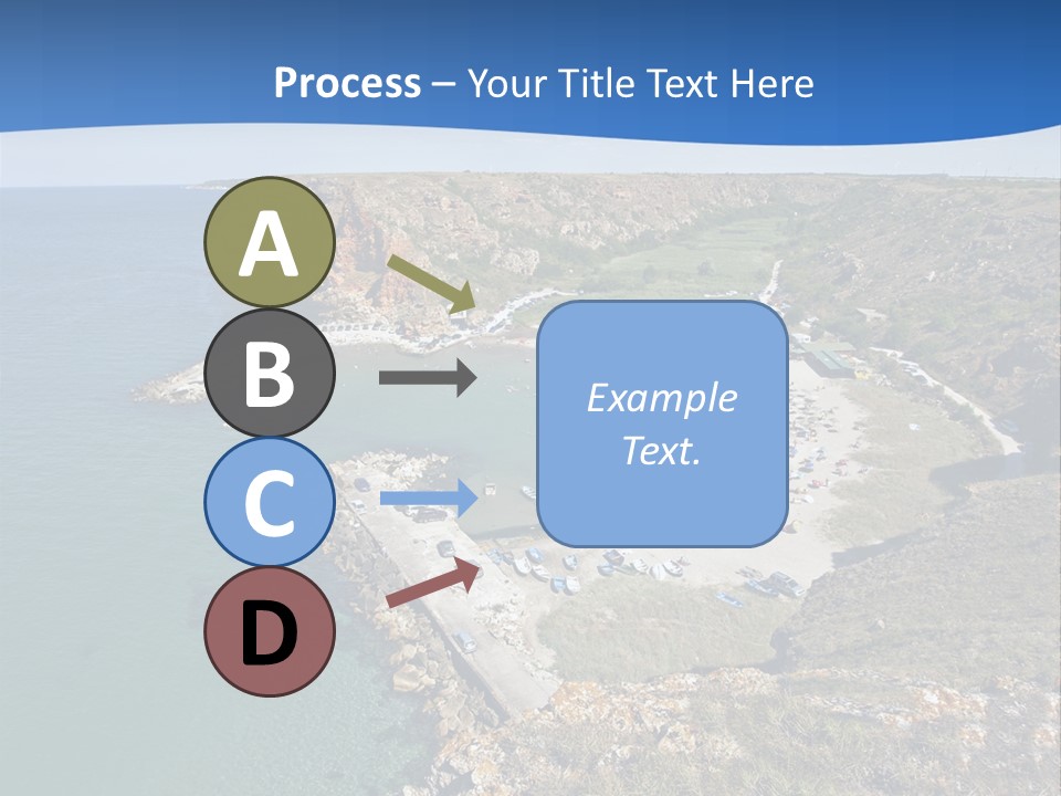 Beach Black Sea View PowerPoint Template