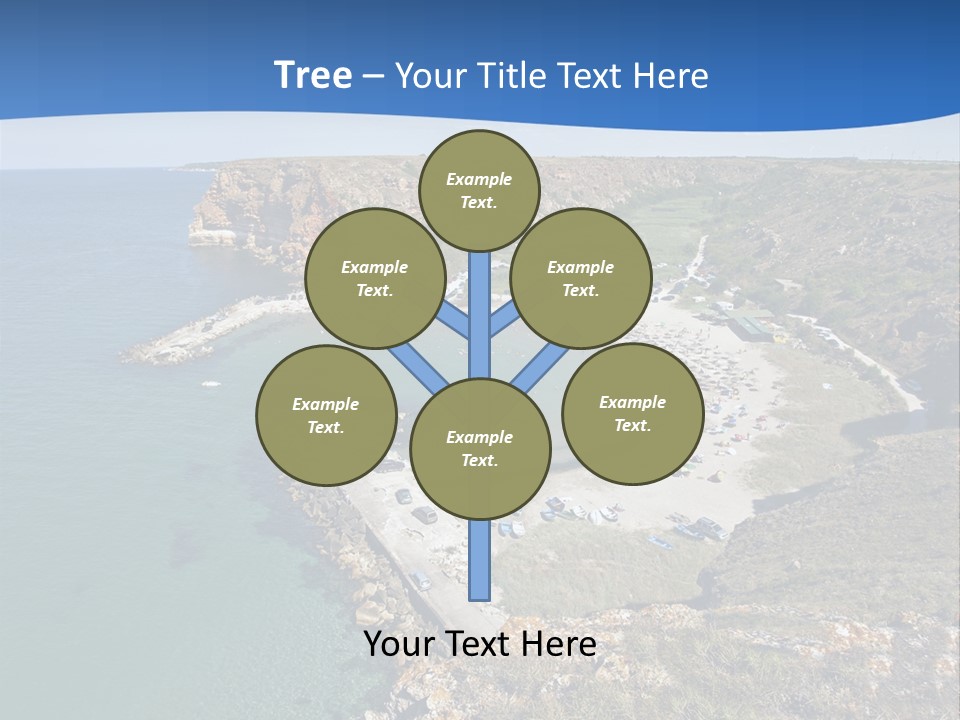 Beach Black Sea View PowerPoint Template