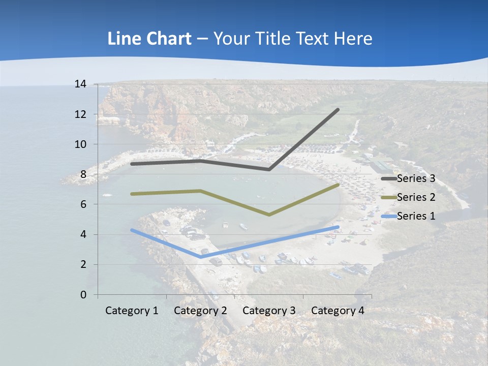 Beach Black Sea View PowerPoint Template