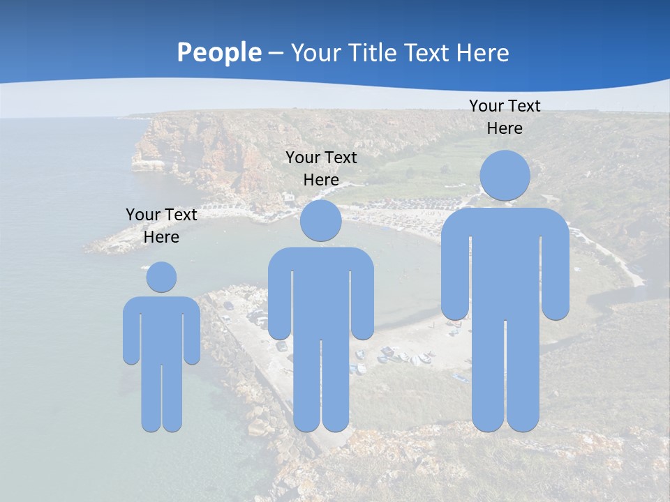 Beach Black Sea View PowerPoint Template