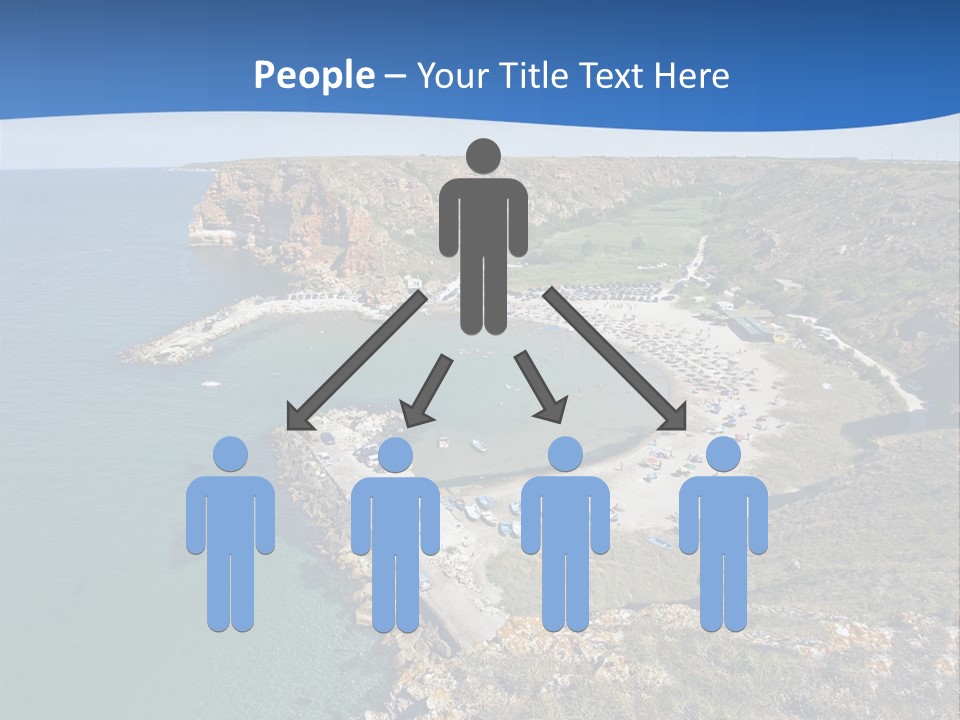 Beach Black Sea View PowerPoint Template