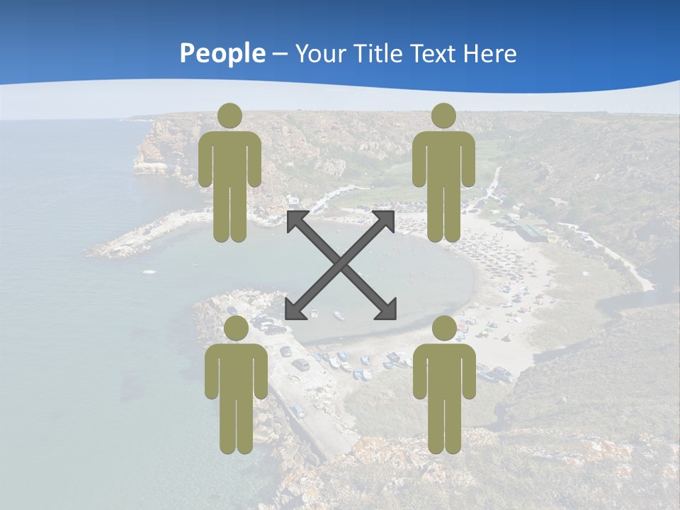 Beach Black Sea View PowerPoint Template