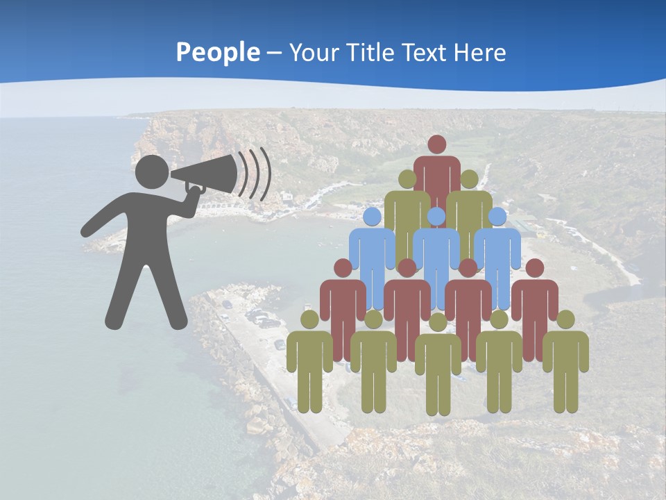 Beach Black Sea View PowerPoint Template