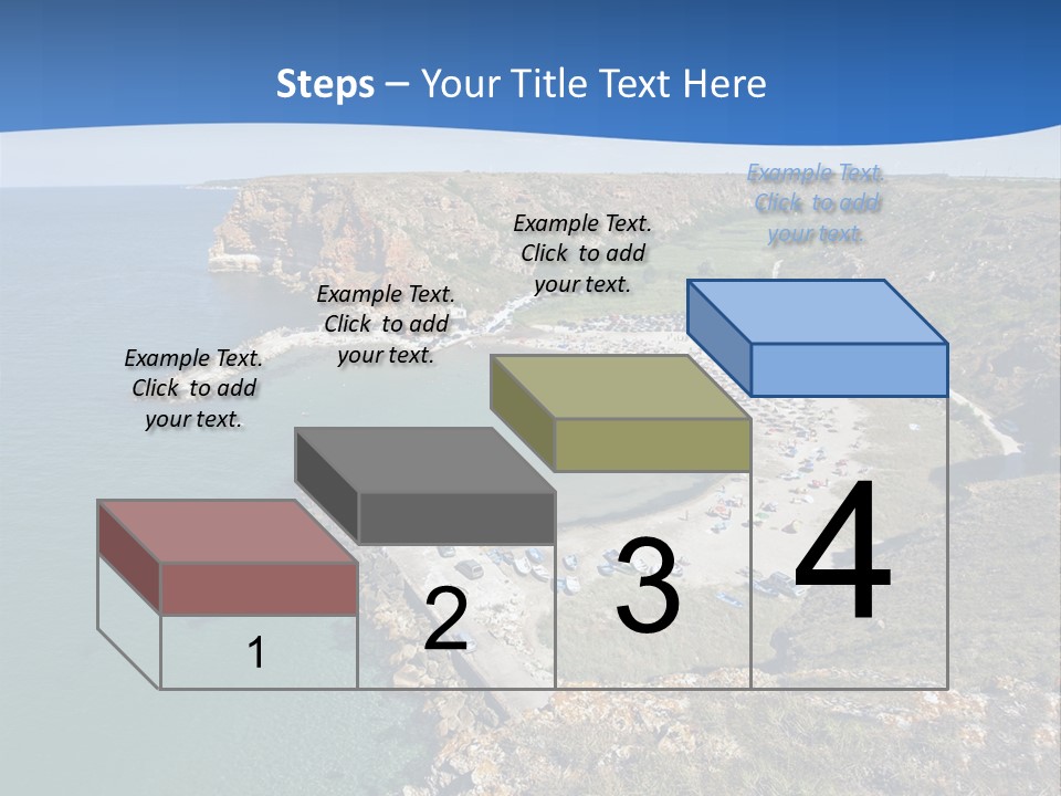 Beach Black Sea View PowerPoint Template