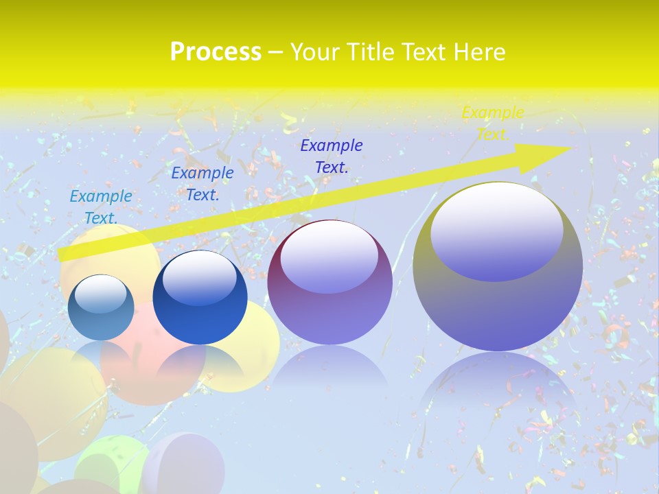 Colorful Sunlight Confetti PowerPoint Template