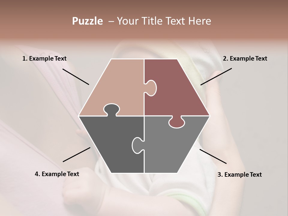 Hands Cute Childhood PowerPoint Template