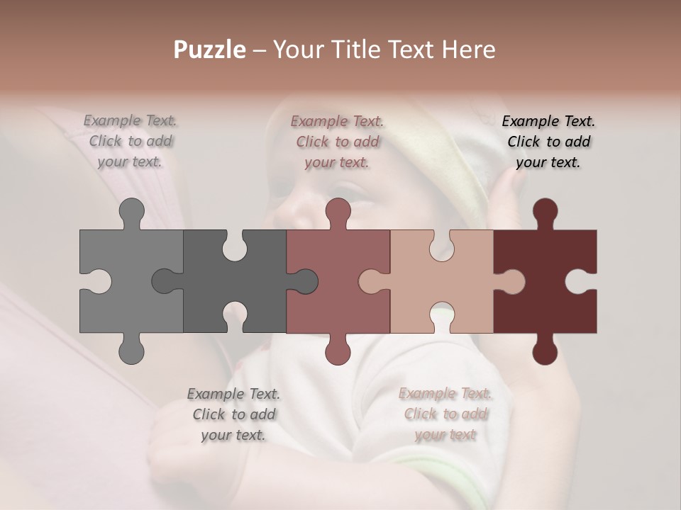 Hands Cute Childhood PowerPoint Template