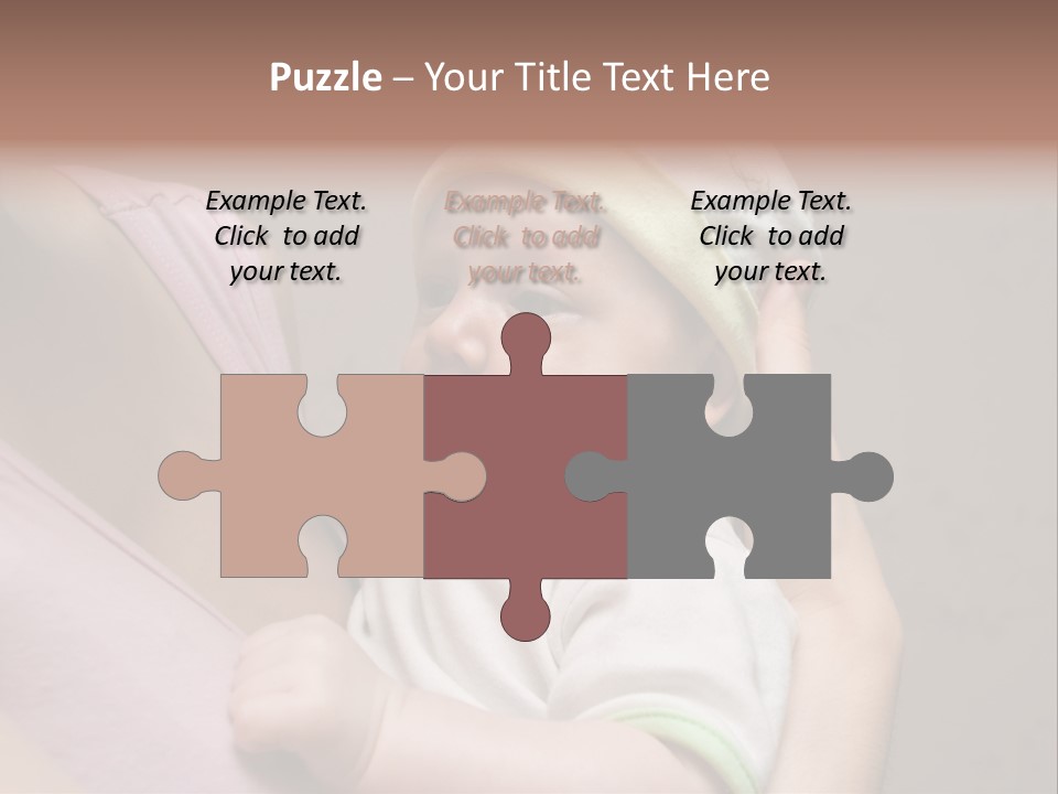 Hands Cute Childhood PowerPoint Template