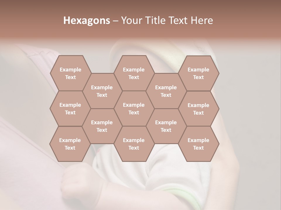 Hands Cute Childhood PowerPoint Template