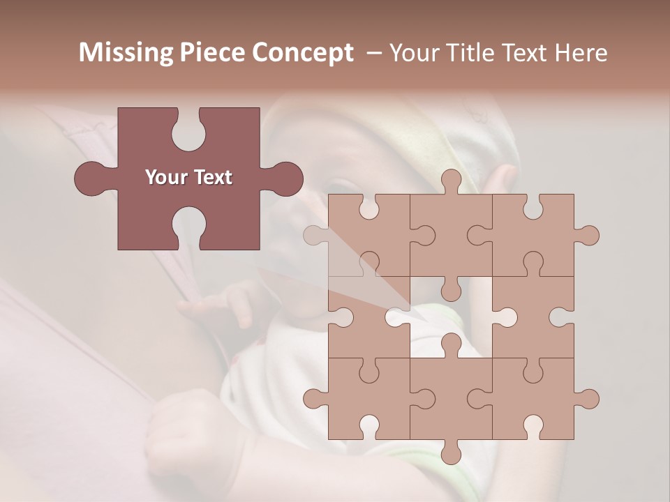 Hands Cute Childhood PowerPoint Template