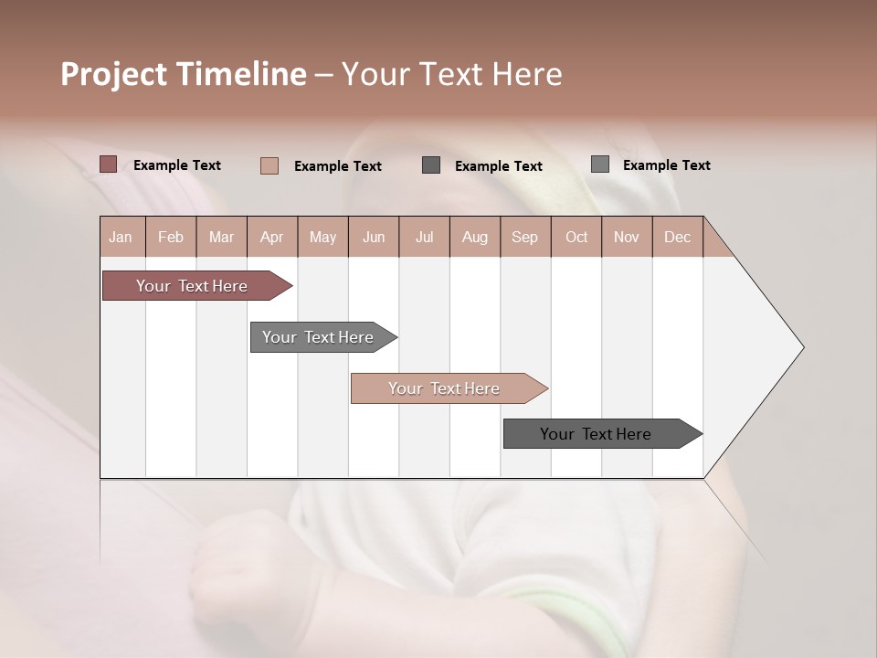 Hands Cute Childhood PowerPoint Template