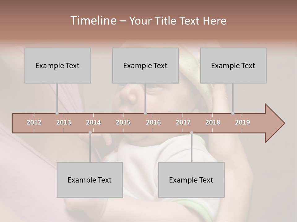 Hands Cute Childhood PowerPoint Template