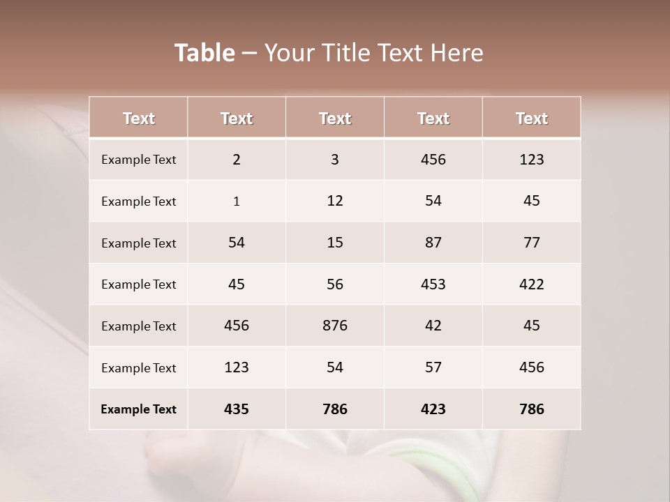 Hands Cute Childhood PowerPoint Template
