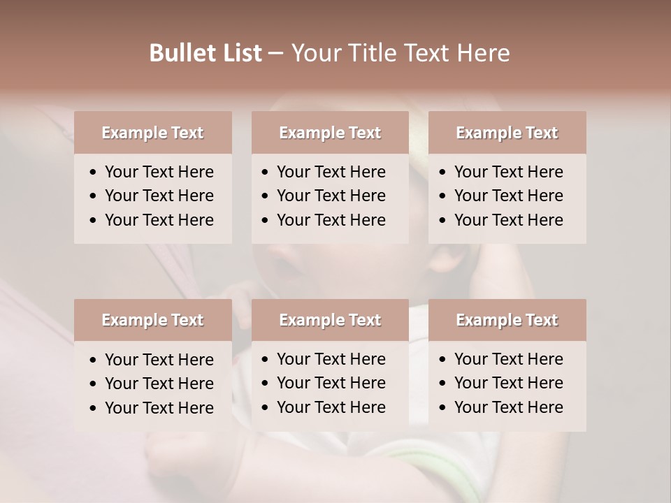 Hands Cute Childhood PowerPoint Template