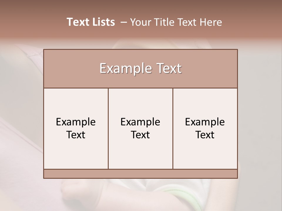 Hands Cute Childhood PowerPoint Template