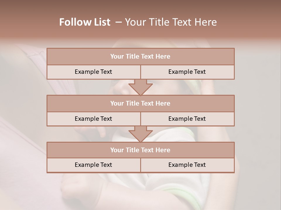 Hands Cute Childhood PowerPoint Template