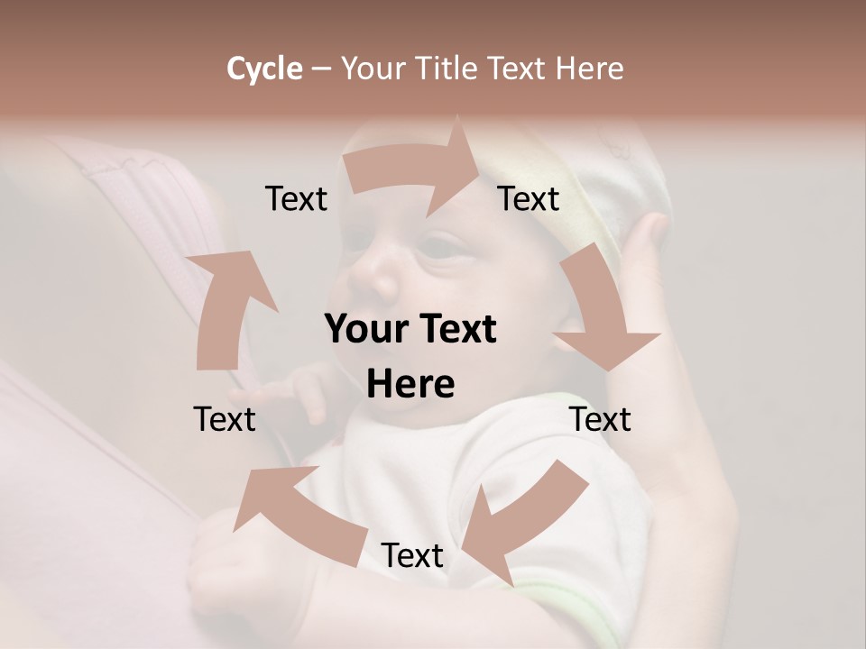 Hands Cute Childhood PowerPoint Template