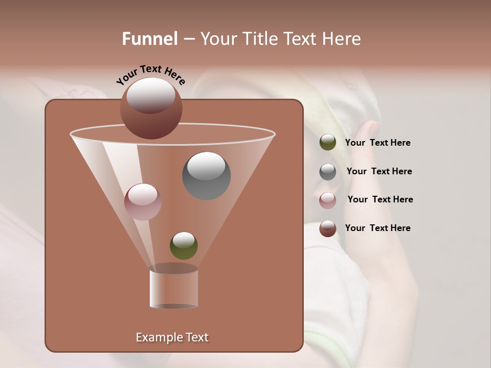 Hands Cute Childhood PowerPoint Template