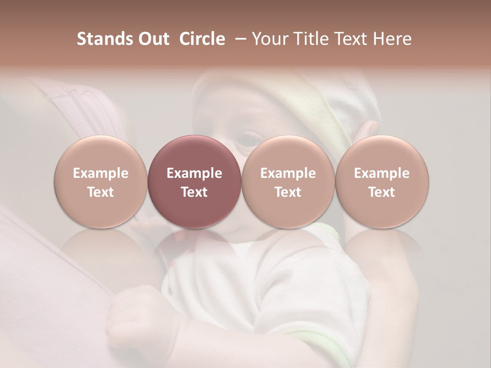 Hands Cute Childhood PowerPoint Template