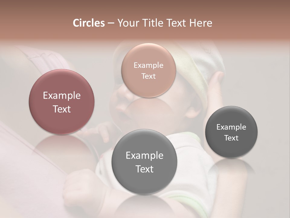 Hands Cute Childhood PowerPoint Template