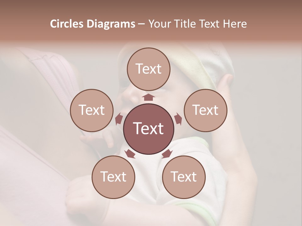 Hands Cute Childhood PowerPoint Template