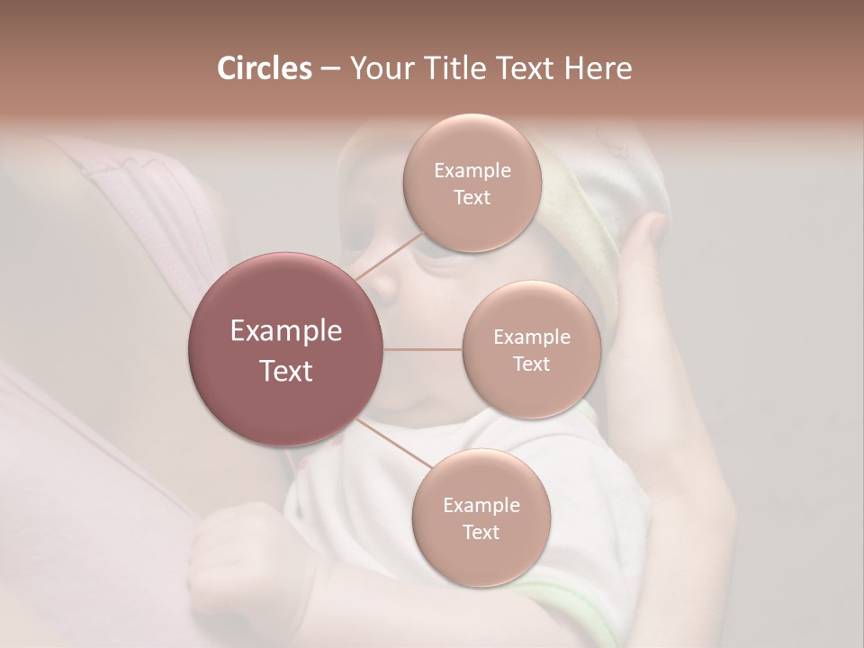 Hands Cute Childhood PowerPoint Template