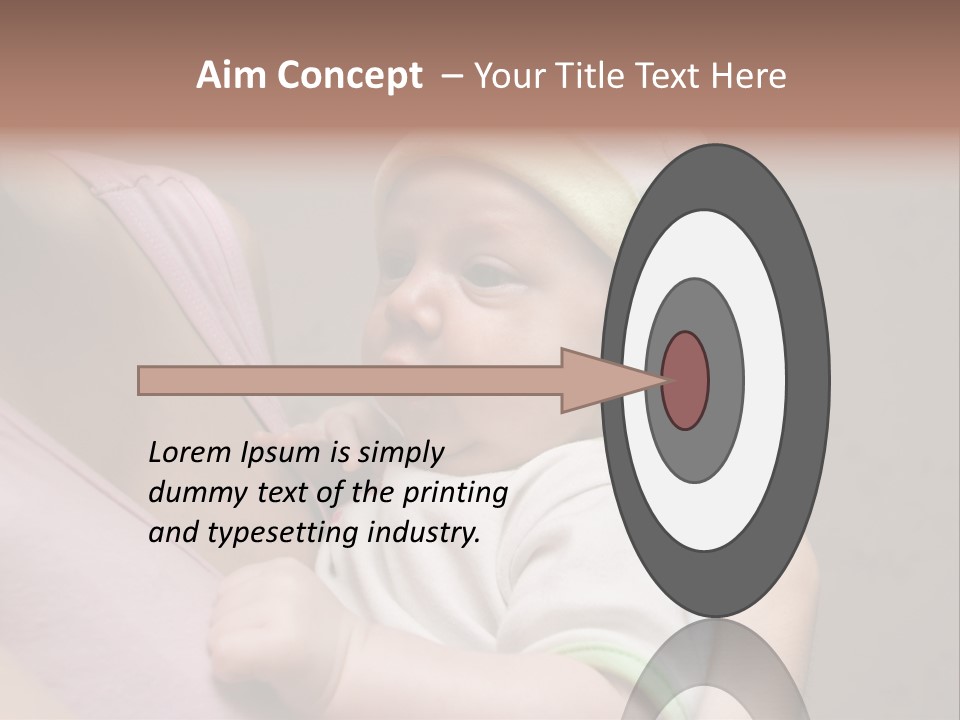 Hands Cute Childhood PowerPoint Template